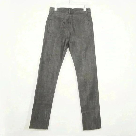 NWT A.P.C New Standard Raw Salvage Denim Dark Grey Jeans in Noir Brut size 26 - Picture 3 of 5